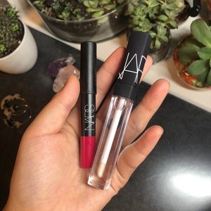 nars triple x lip gloss & velvet matte lip pencil